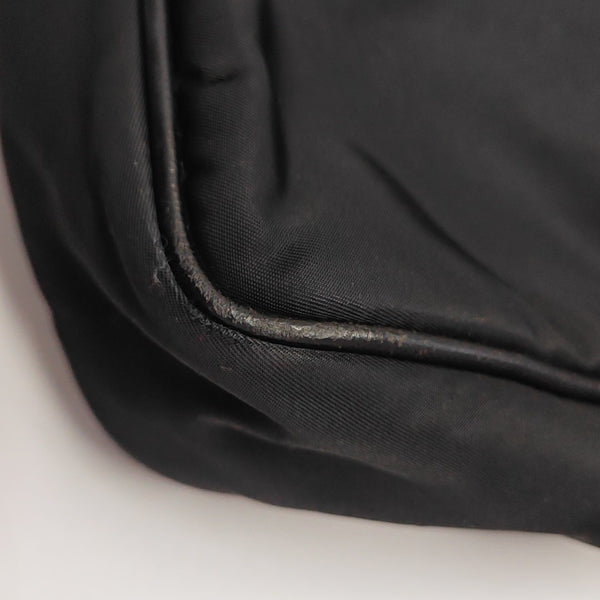 Nylon Shoulder Bag Black