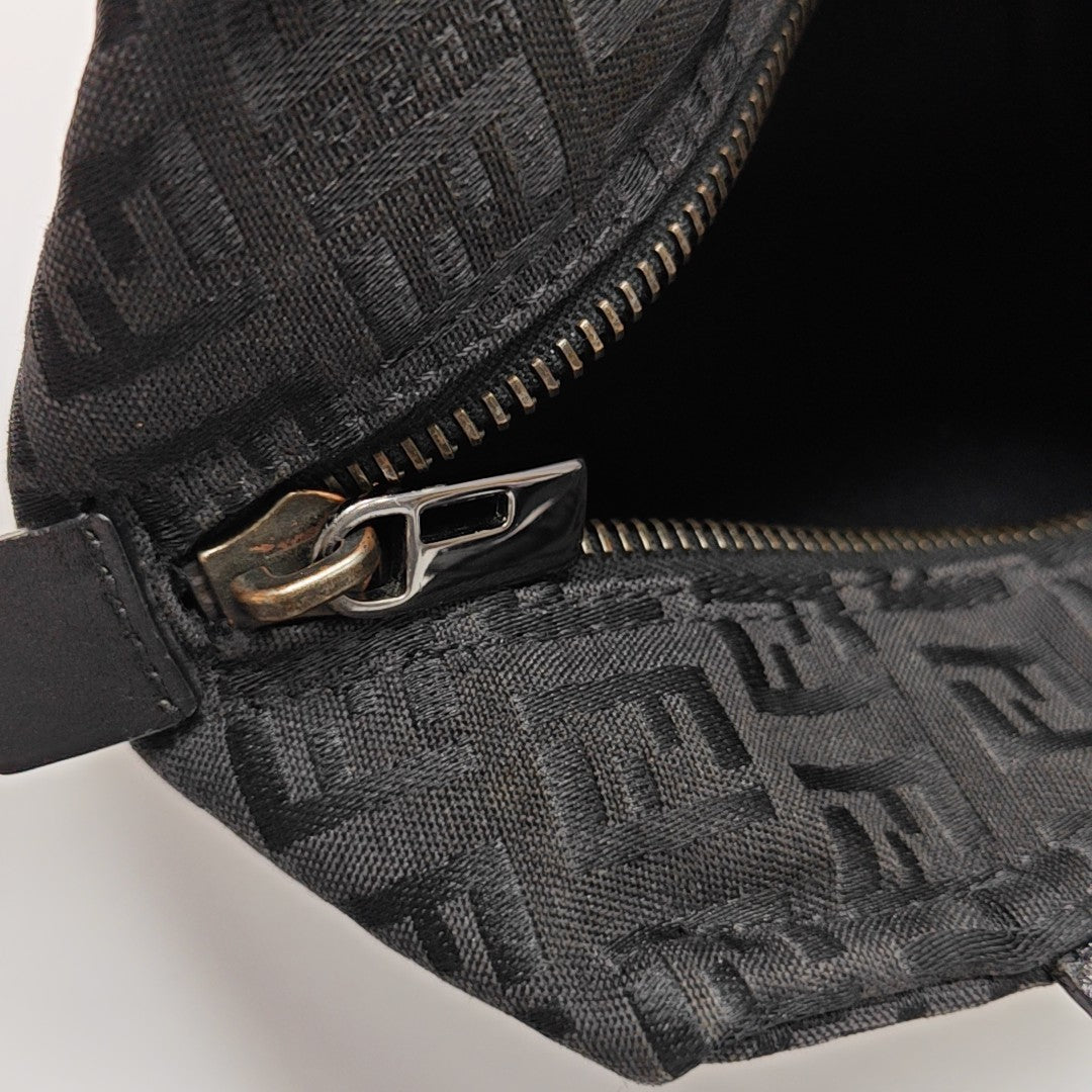 Canvas Top Handle Bag Black