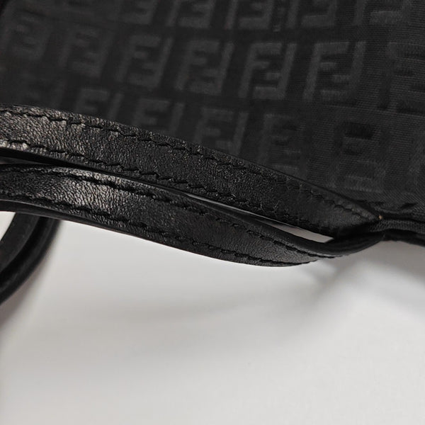 Canvas Top Handle Bag Black