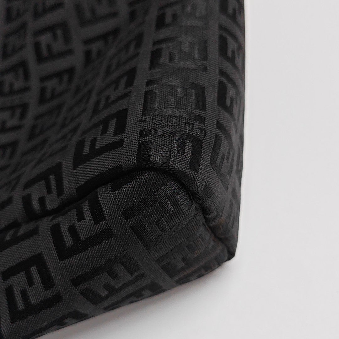 Canvas Top Handle Bag Black
