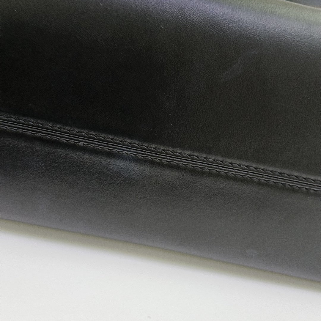 Coated Canvas Tote Bag Brown