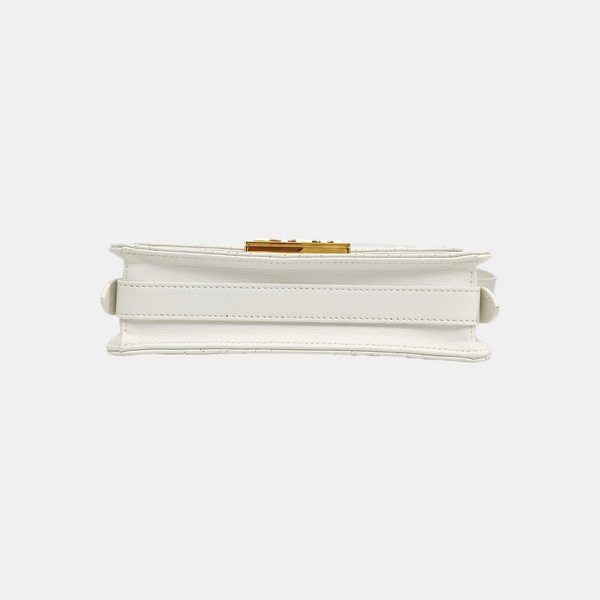 Miss Dior Quilted Calfskin White