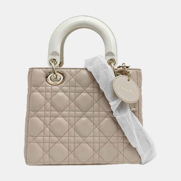 Lady Dior Small Cannage Lambskin Pink