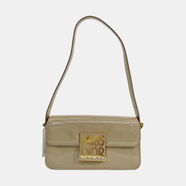 Miss Dior Patent Leather Beige
