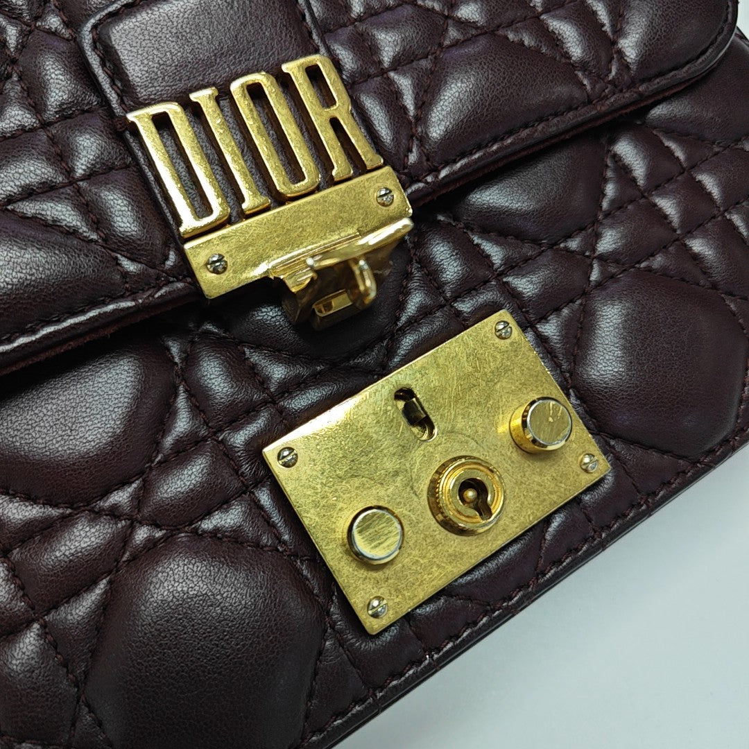 Dioraddict Cannage Calfskin Red