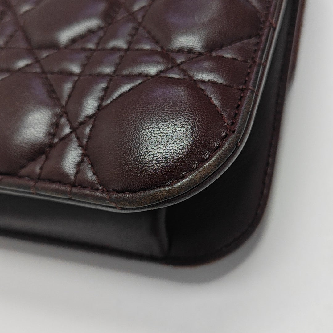Dioraddict Cannage Calfskin Red