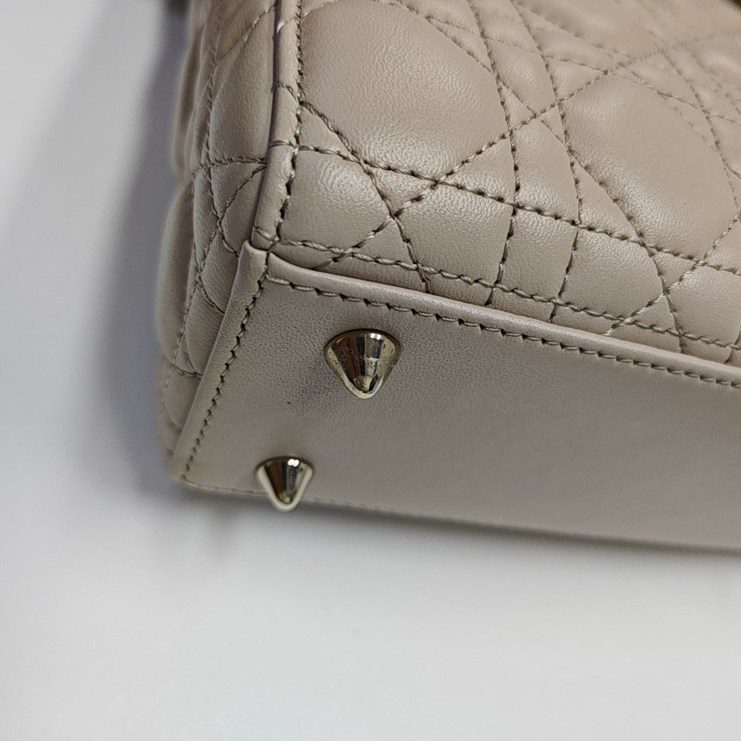 Lady Dior Small Cannage Lambskin Pink