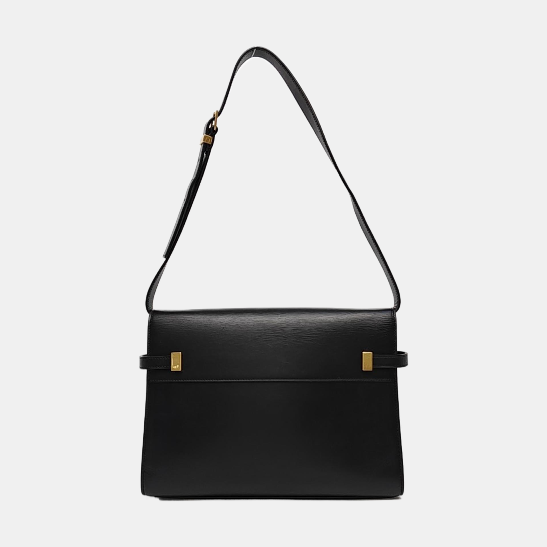 MANHATTAN Medium Calfskin Black