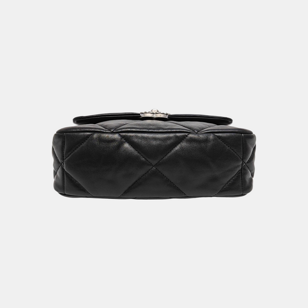 CHANEL 19 Small Quilted Lambskin Black