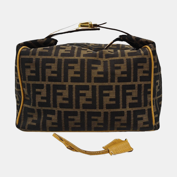 Canvas Top Handle Bag Brown