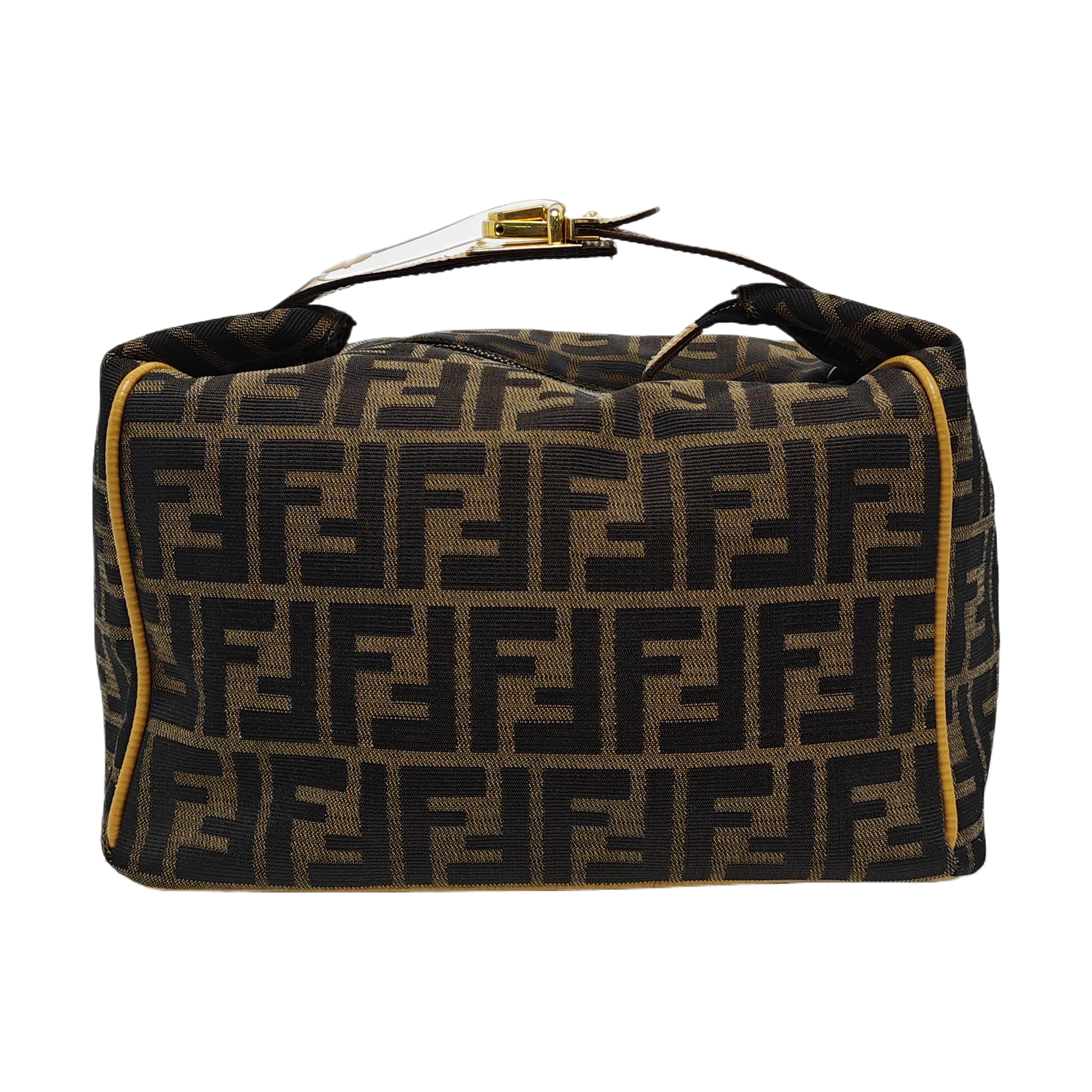 Canvas Top Handle Bag Brown