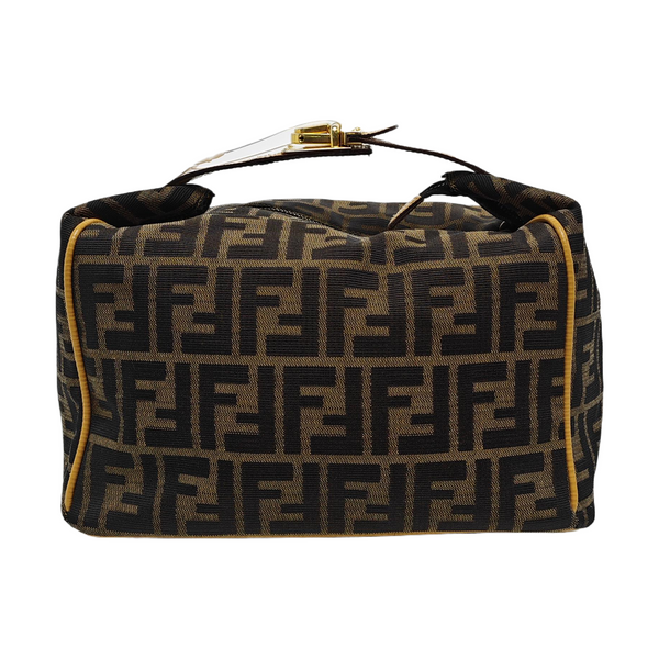 Canvas Top Handle Bag Brown
