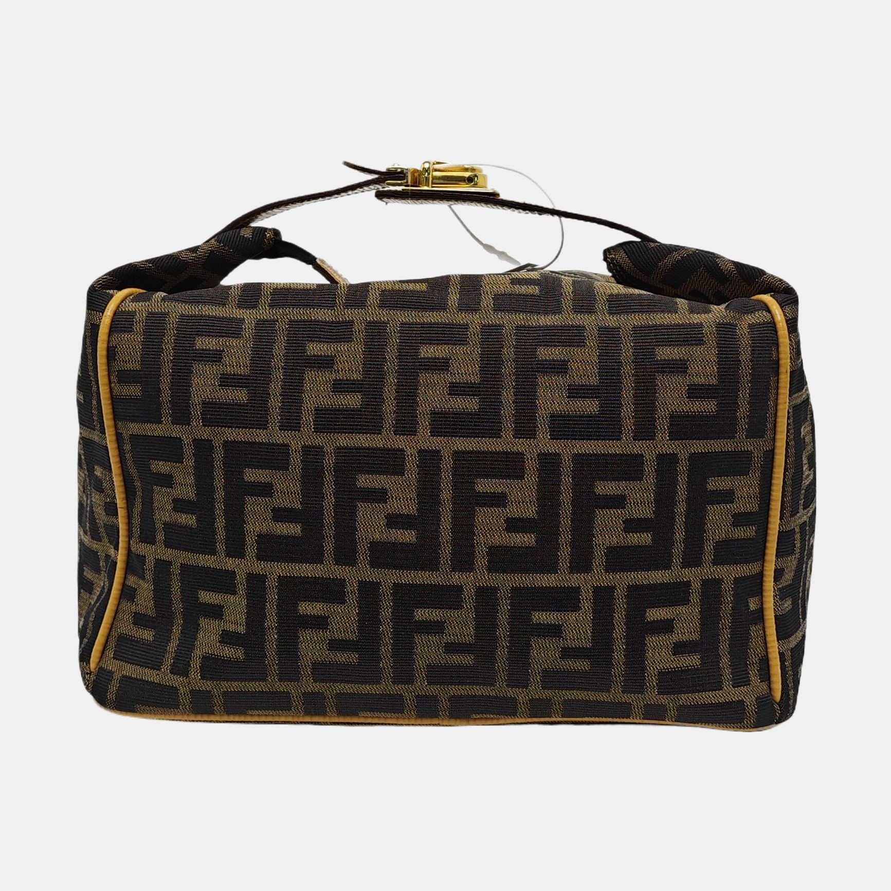 Canvas Top Handle Bag Brown
