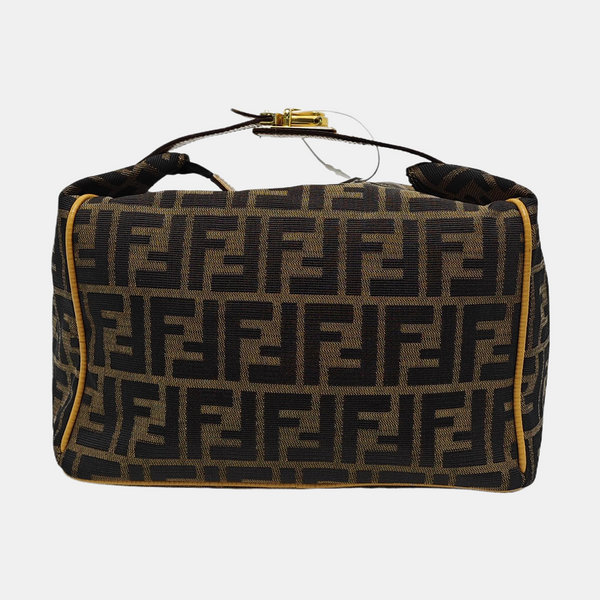Canvas Top Handle Bag Brown