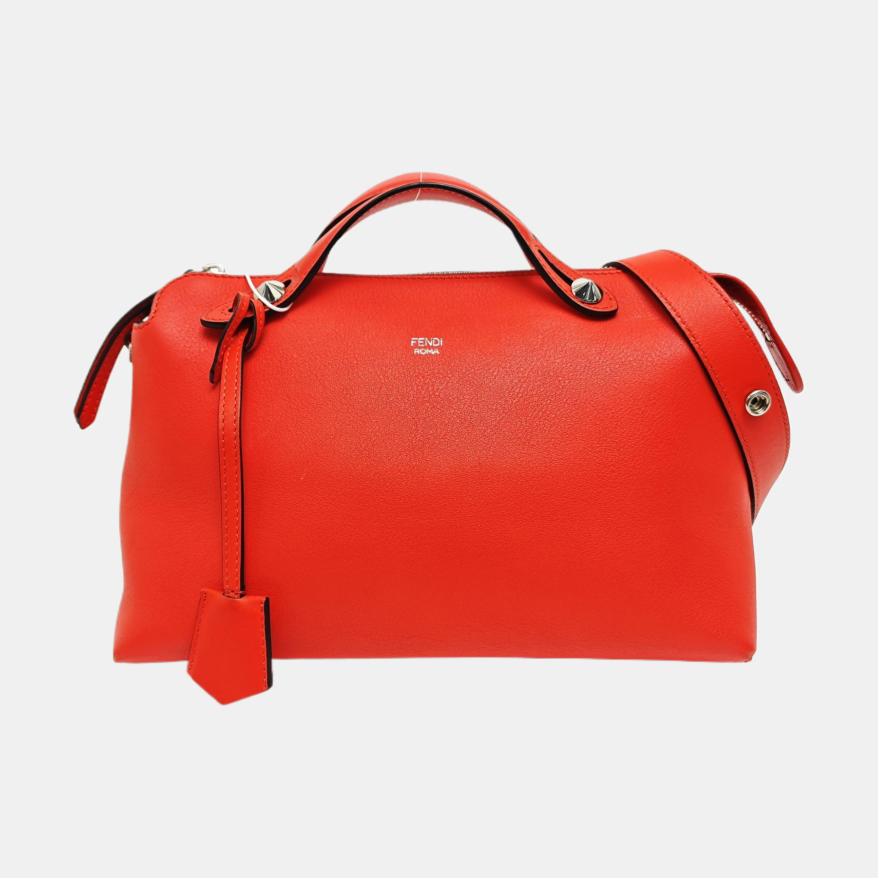 Calfskin Shoulder Bag Red