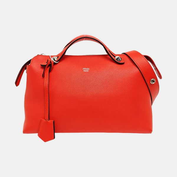 Calfskin Shoulder Bag Red