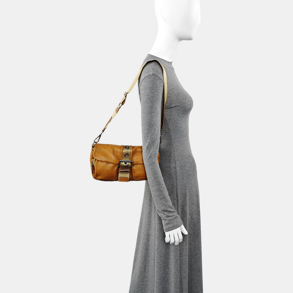 Calfskin Shoulder Bag Yellow