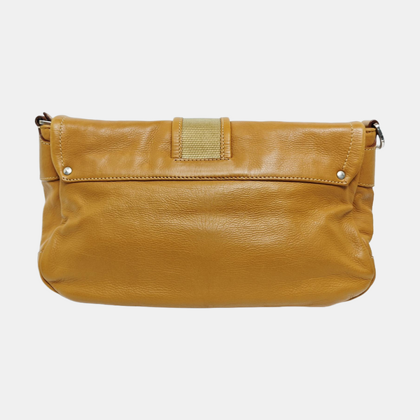 Calfskin Shoulder Bag Yellow