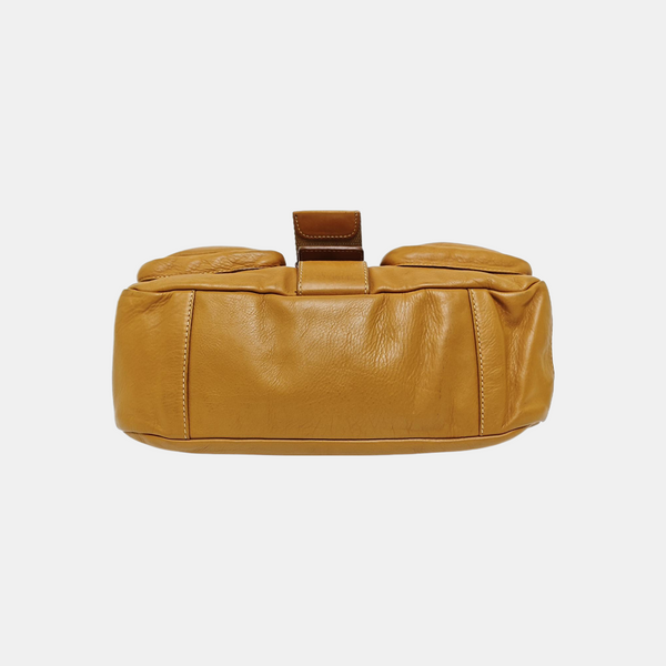 Calfskin Shoulder Bag Yellow