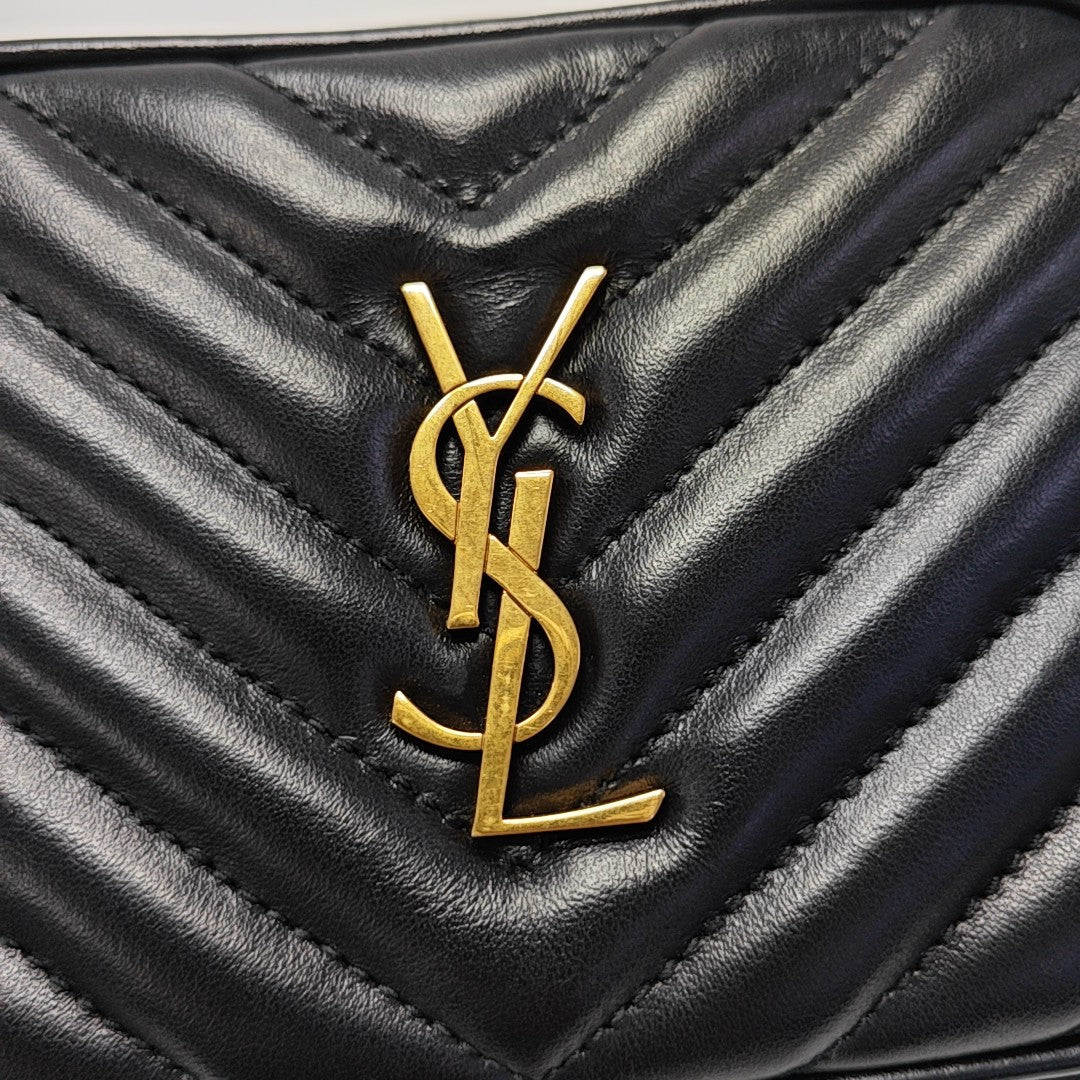 LOU Quilted Calfskin Black