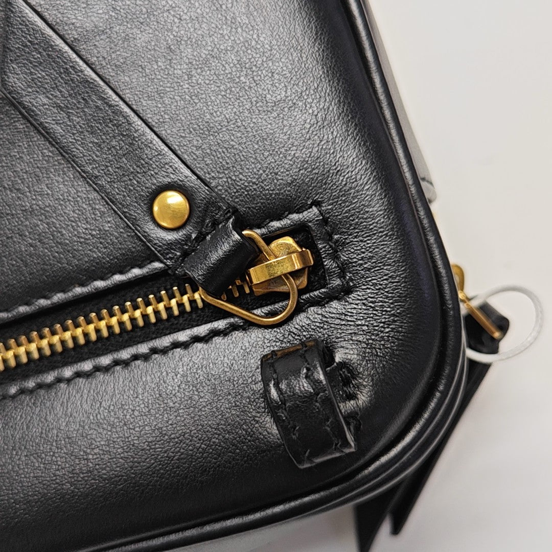 LOU Quilted Calfskin Black