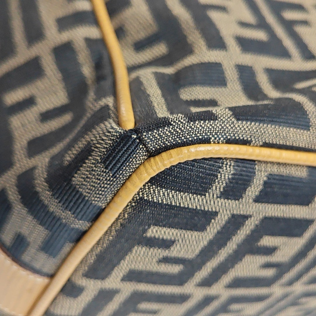 Canvas Top Handle Bag Brown