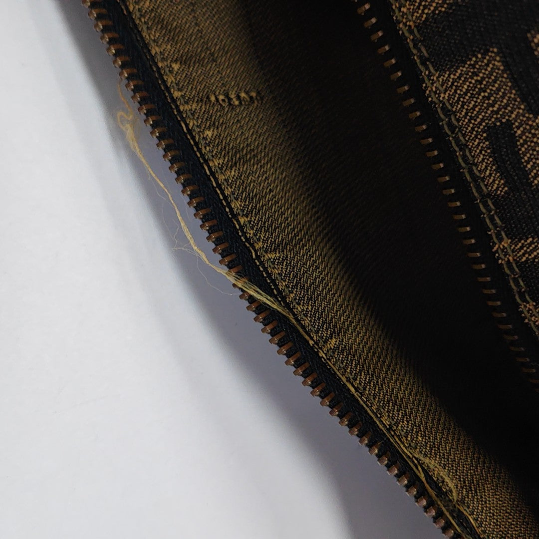 Canvas Top Handle Bag Brown