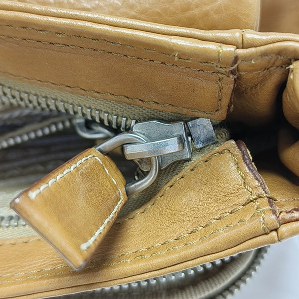 Calfskin Shoulder Bag Yellow