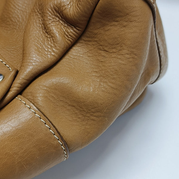 Calfskin Shoulder Bag Yellow