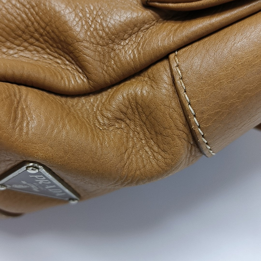 Calfskin Shoulder Bag Yellow