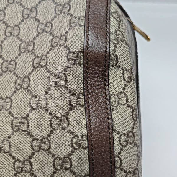Ophidia Monogram Coated Canvas Beige