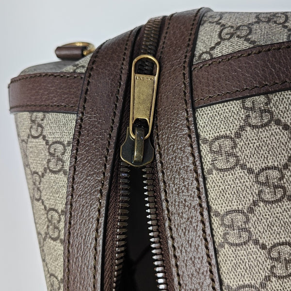 Ophidia Monogram Coated Canvas Beige