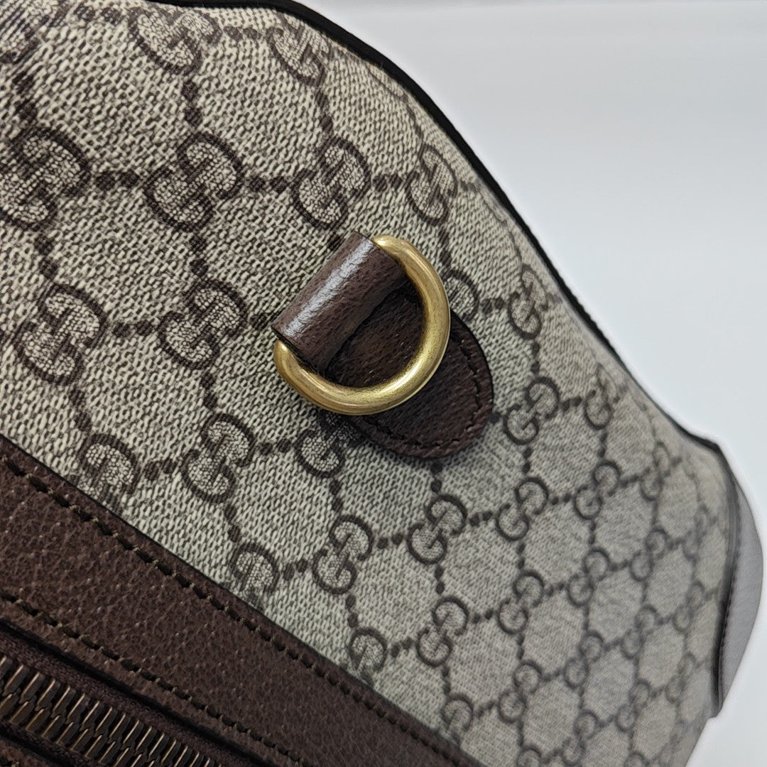 Ophidia Monogram Coated Canvas Beige
