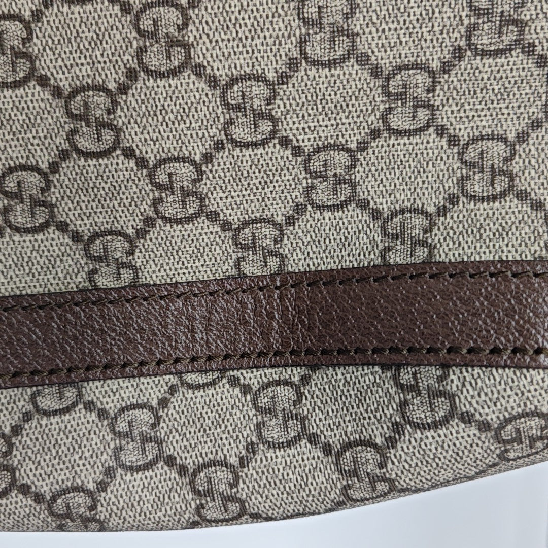 Ophidia Monogram Coated Canvas Beige