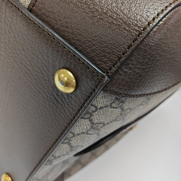 Ophidia Monogram Coated Canvas Beige