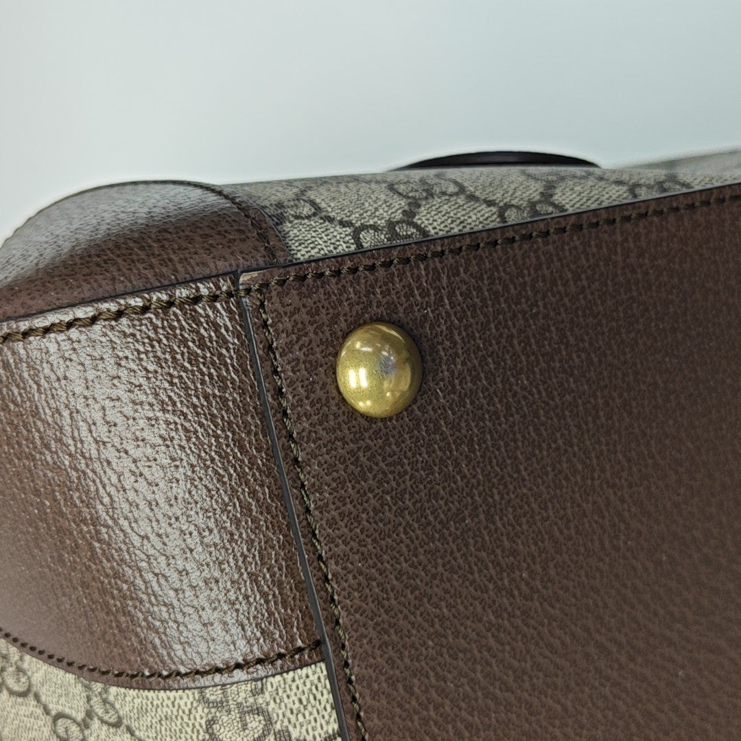 Ophidia Monogram Coated Canvas Beige
