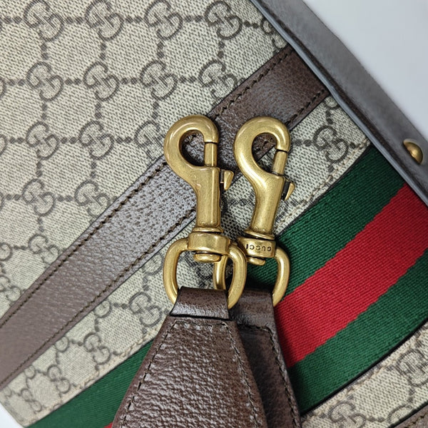 Ophidia Monogram Coated Canvas Beige