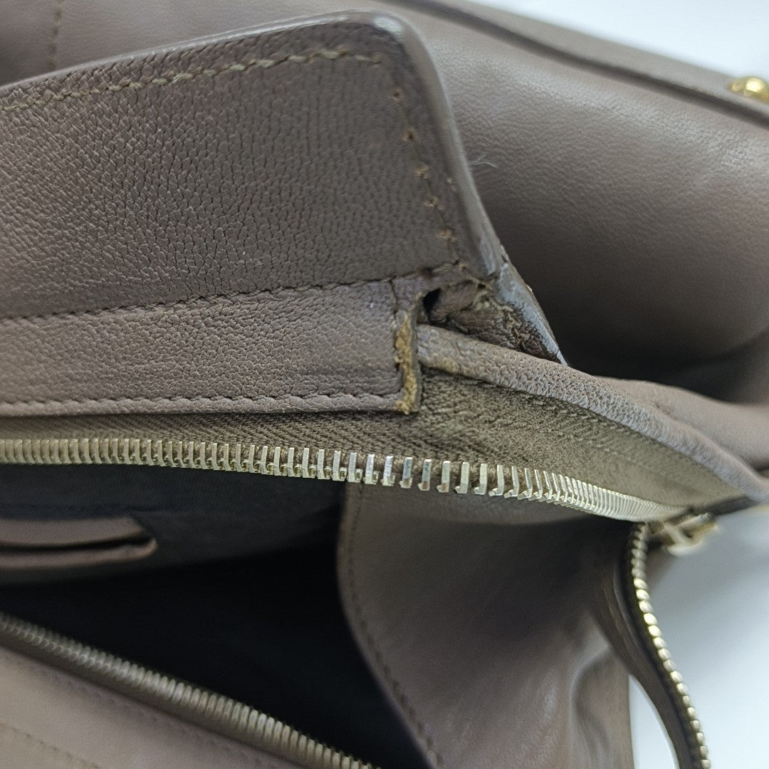 CHYC Y LIGNE Large Calfskin Brown