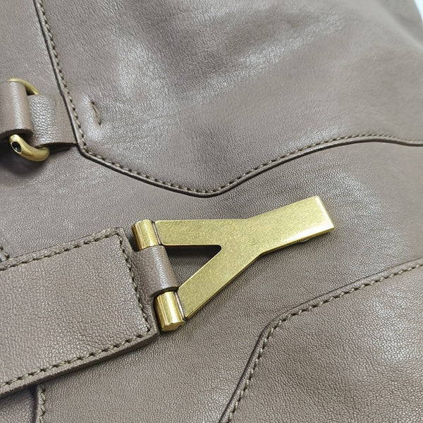 CHYC Y LIGNE Large Calfskin Brown