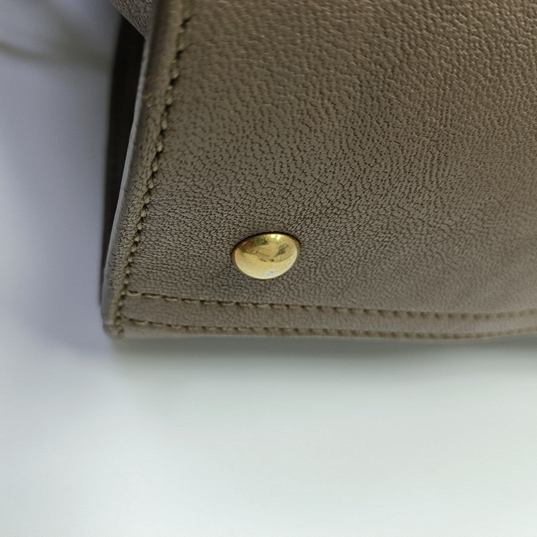 CHYC Y LIGNE Large Calfskin Brown