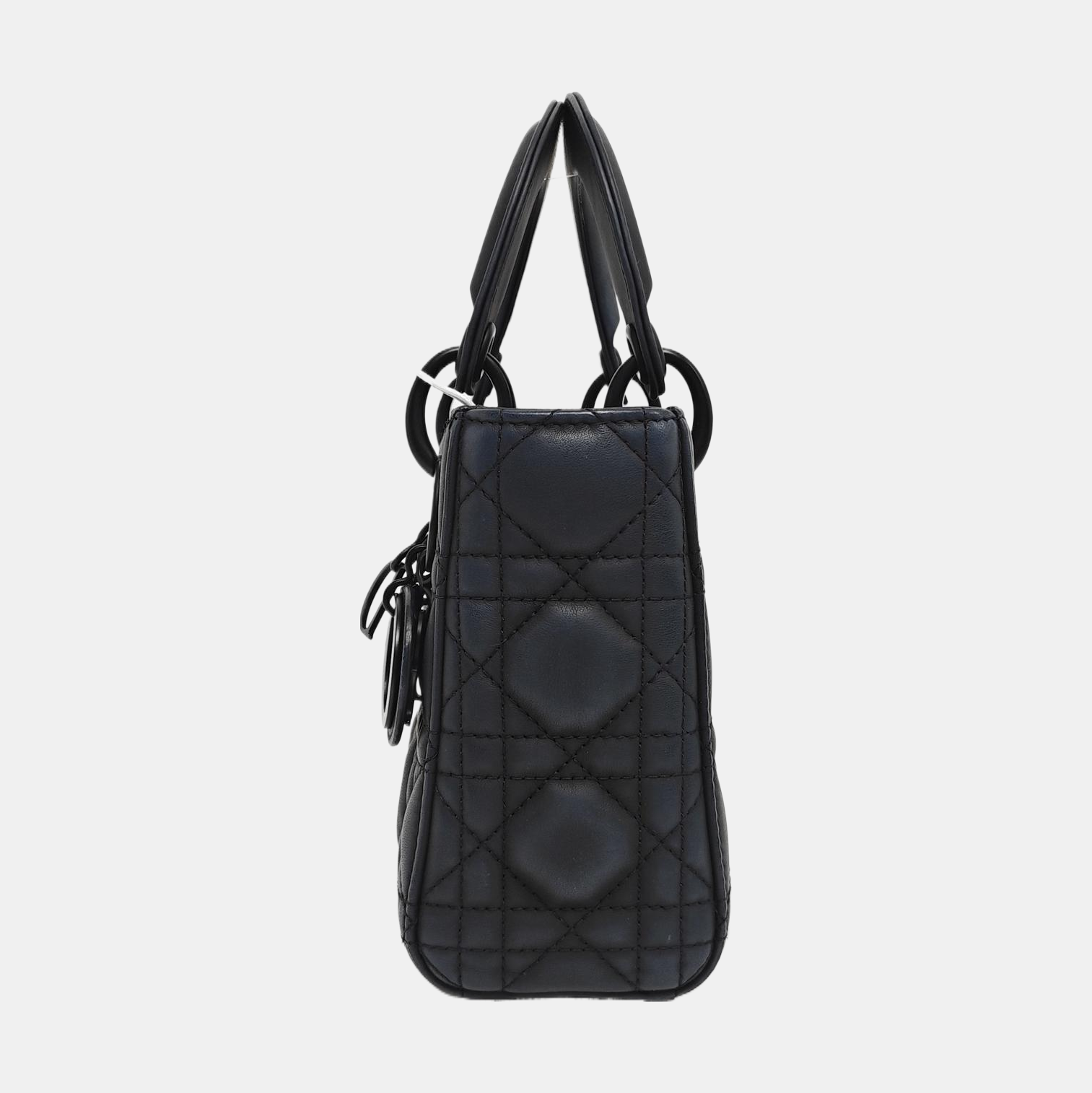 Lady Dior Mini Cannage Lambskin Black