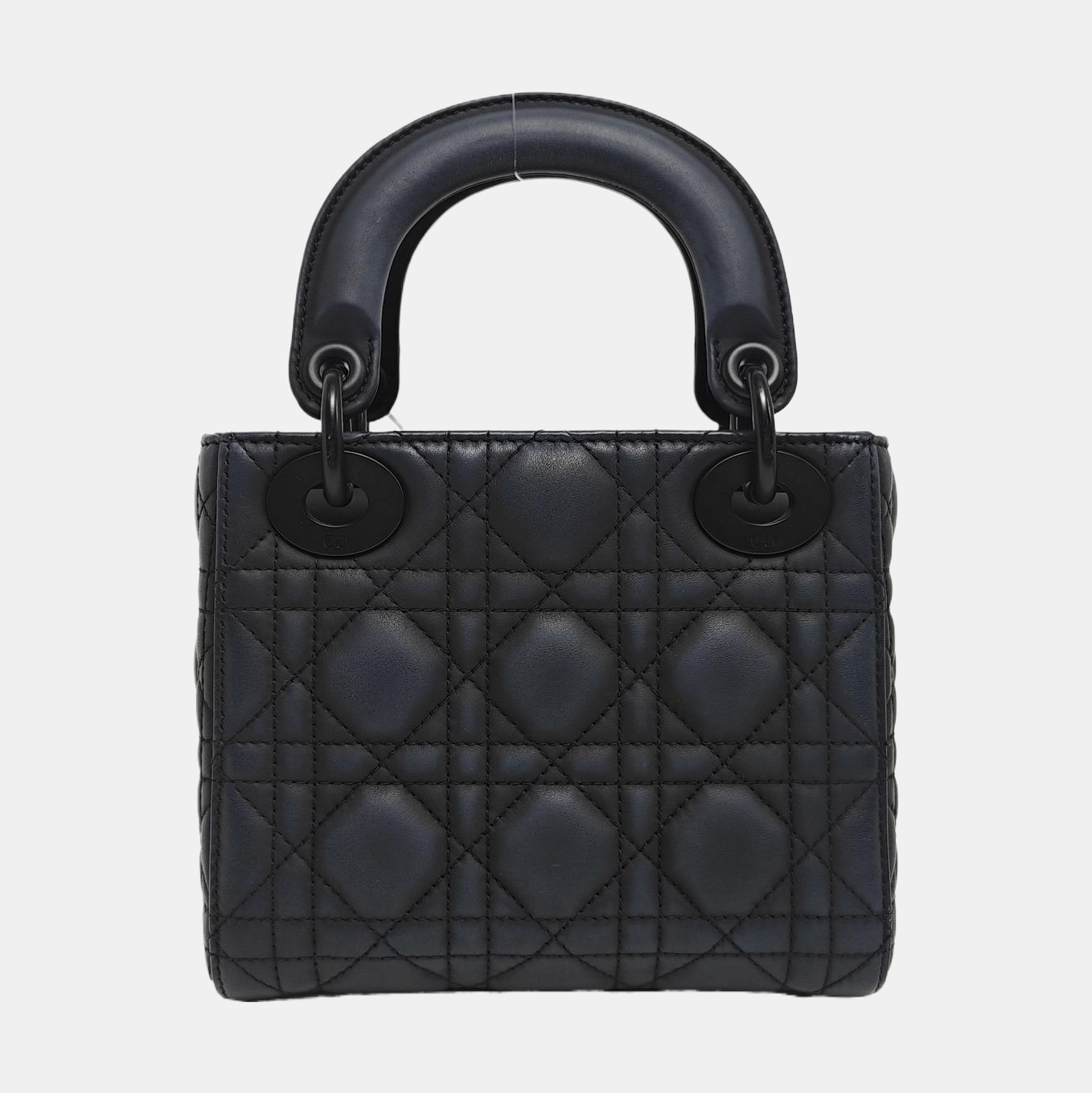 Lady Dior Mini Cannage Lambskin Black