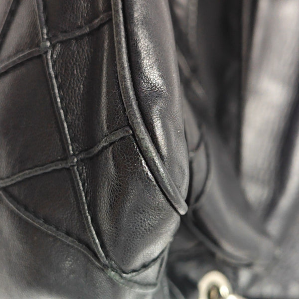 New Lock Calfskin Black