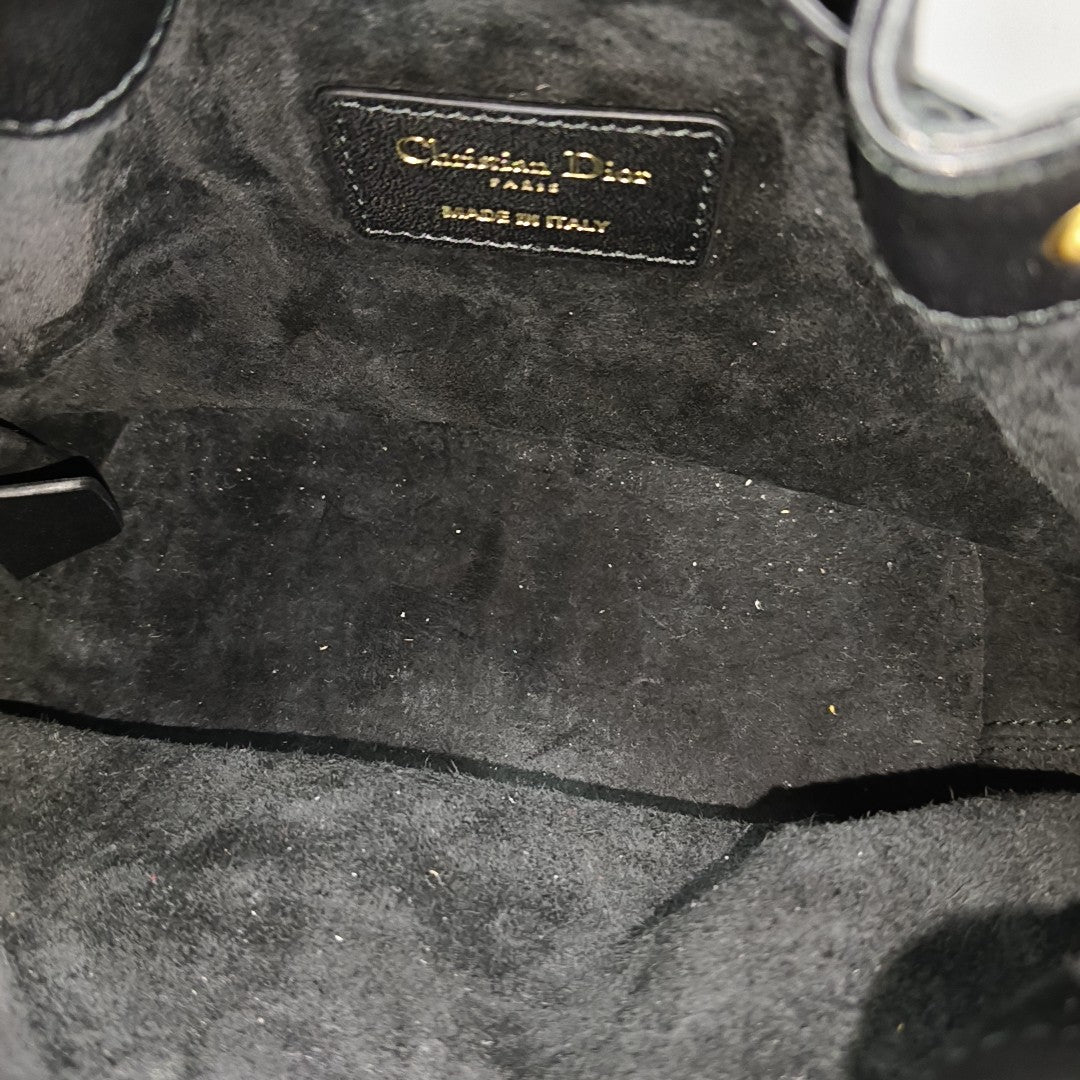 Jolie Small Cannage Lambskin Black