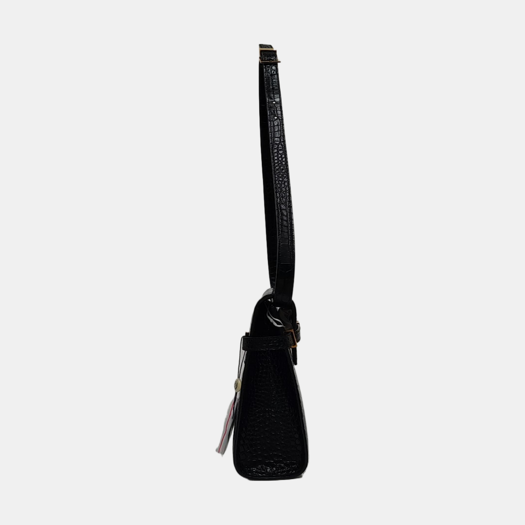 MANHATTAN Medium Calfskin Black