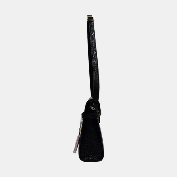 MANHATTAN Medium Calfskin Black