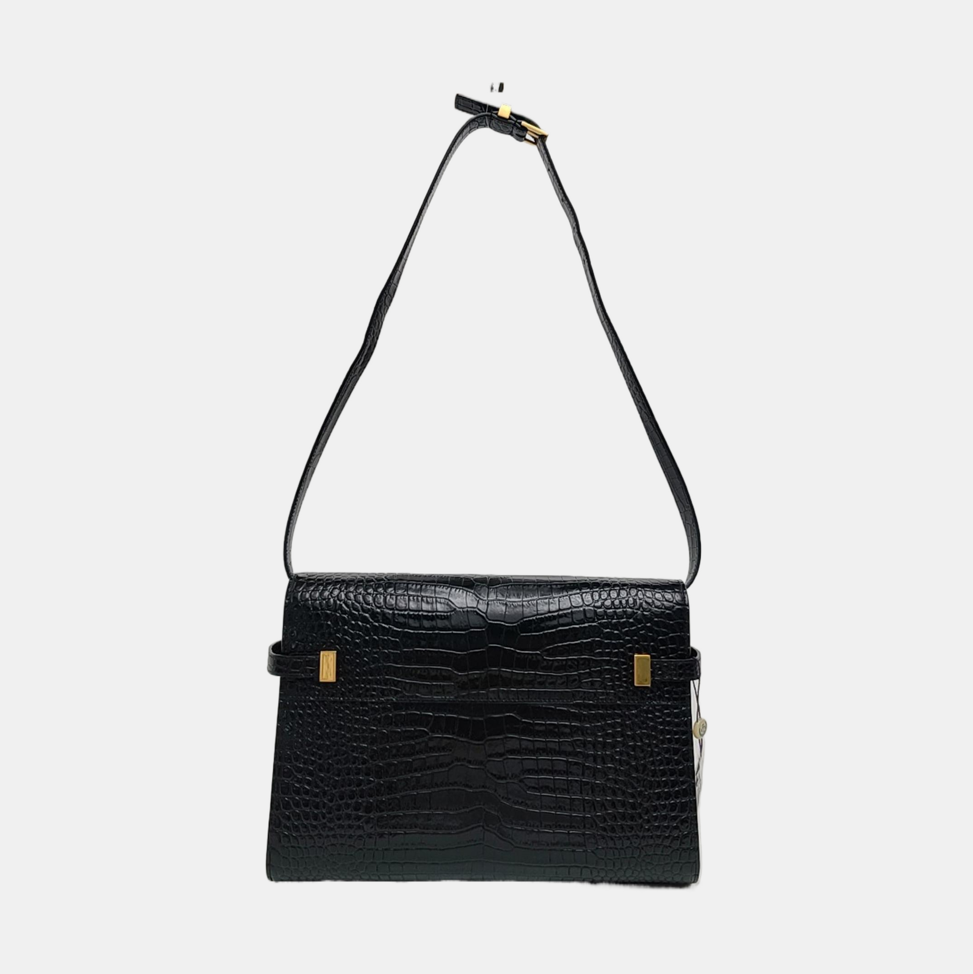 MANHATTAN Medium Calfskin Black