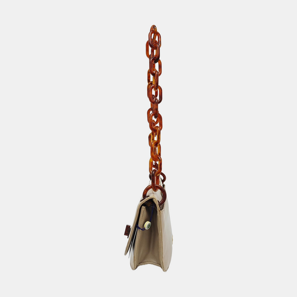 Lambskin Shoulder Bag Beige