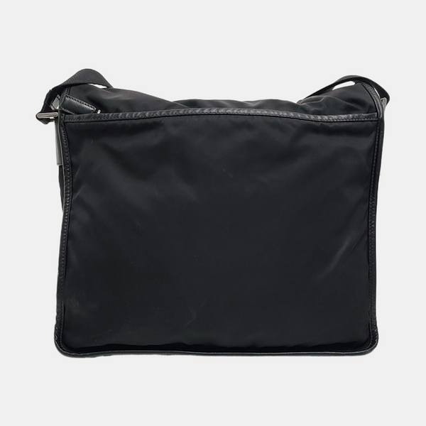 Nylon Shoulder Bag Black