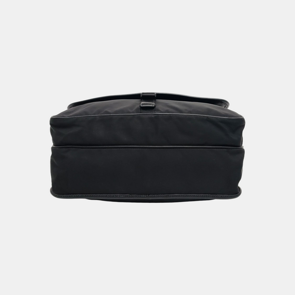 Nylon Shoulder Bag Black